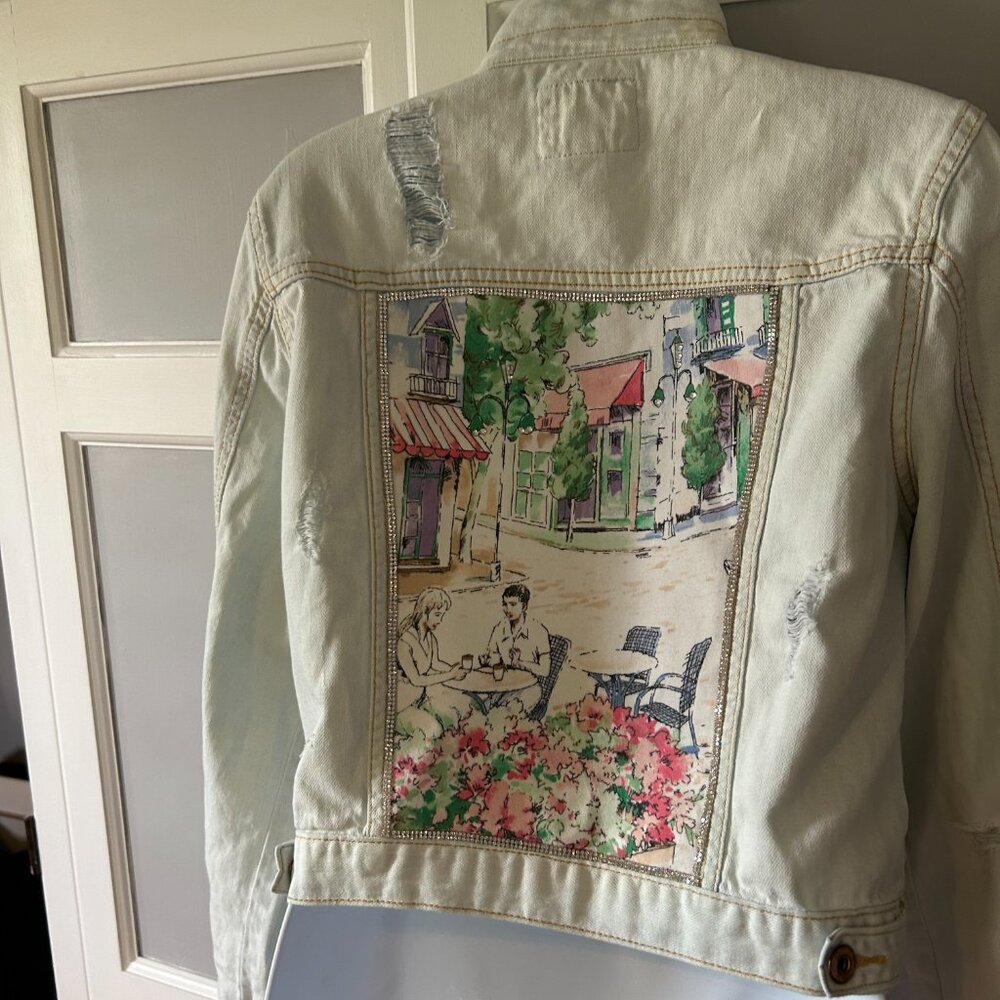 Upcycled32 - up-cycled light denim jacket